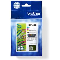 Cartuccia stampante Brother LC-422XLVAL - 4 colori Alta capacità Multipack
