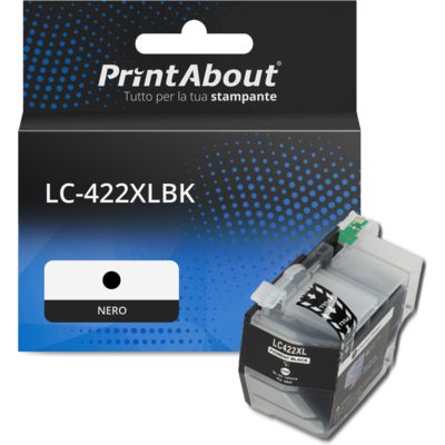 Cartuccia compatibile Brother LC-422XLBK - Nero Alta capacità