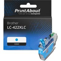 Cartuccia compatibile Brother LC-422XLC - Ciano Alta capacità