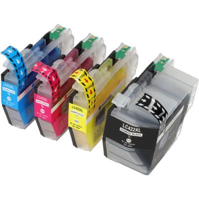Cartuccia compatibile Brother LC-422XLVAL - 4 colori Alta capacità Multipack