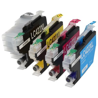 Cartuccia compatibile Brother LC-422XLVAL - 4 colori Alta capacità Multipack