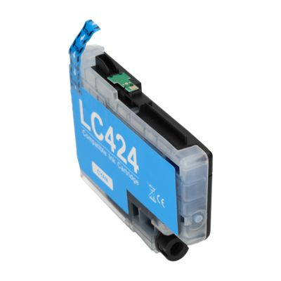 Cartuccia compatibile Brother LC-424C - Ciano