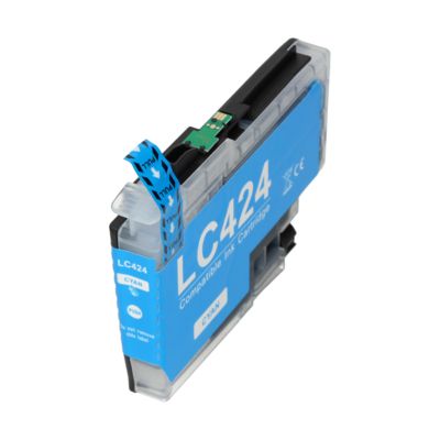 Cartuccia compatibile Brother LC-424C - Ciano
