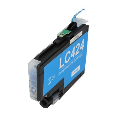 Cartuccia compatibile Brother LC-424C - Ciano