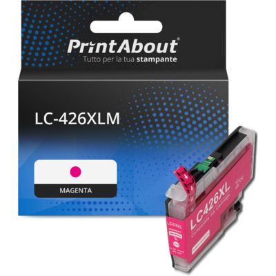 Cartuccia compatibile Brother LC-426XLM - Magenta Alta capacità