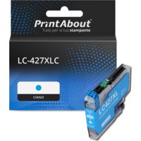 Cartuccia compatibile Brother LC-427XLC - Ciano Alta capacità