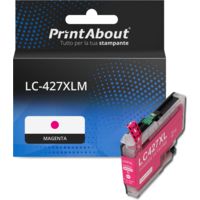 Cartuccia compatibile Brother LC-427XLM - Magenta Alta capacità
