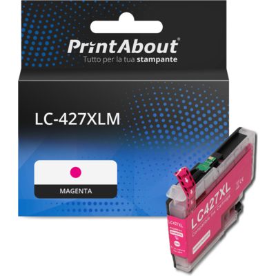 Cartuccia compatibile Brother LC-427XLM - Magenta Alta capacità