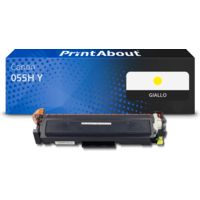Toner compatibile Canon 055H Y - Giallo Alta capacità