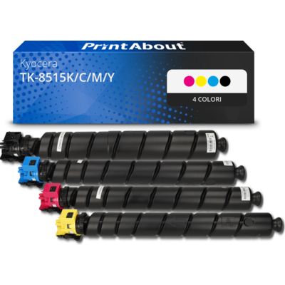 Toner compatibile Kyocera TK-8515K/C/M/Y - 4 colori Multipack