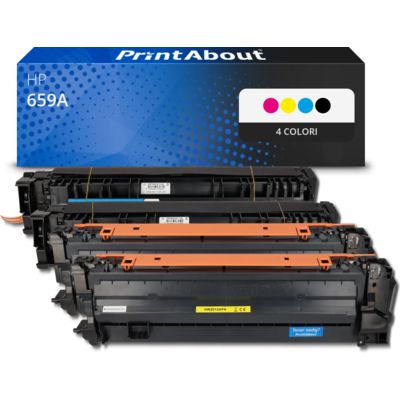 Toner compatibile HP 659A (W2010/11/12/3A) - 4 colori Multipack