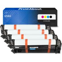 Toner compatibile HP 658A (W2000/01/02/03A) - 4 colori Multipack