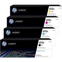Toner HP 415X (W2030/31/32/33X) - 4 colori Alta capacità Multipack