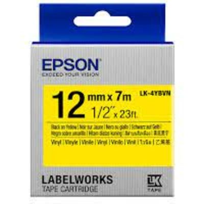 Nastro Epson LK-4YBVN - Nero su giallo