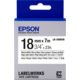 Nastro di etichettatura Epson LK-5WBVN Nero su bianco (18 mm)