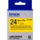 Nastro Epson LK-6YBVN - Nero su giallo