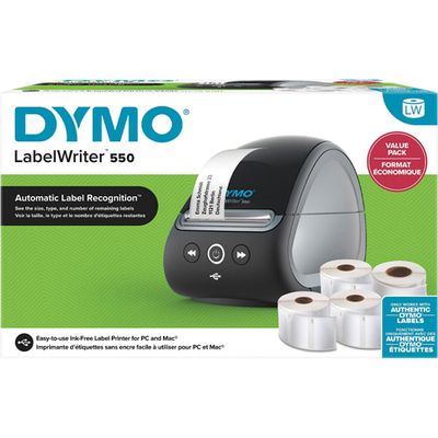 Stampante per etichette Dymo LabelWriter 550 + 4 rotoli di etichette