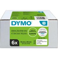Etichetta Dymo 2093092 (6 stuks) - Nero su bianco