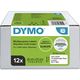 Etichetta Dymo 2093095 (12 stuks) - Nero su bianco