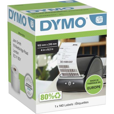Etichetta Dymo 2166659 - Nero su bianco
