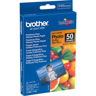 Carta fotografica Brother BP71GP50 (10 x 15)
