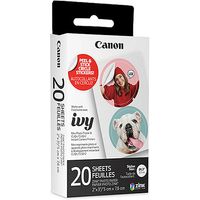 Carta fotografica Canon ZINK fotopapier zelfklevend cirkel 33 mm (20 vel)