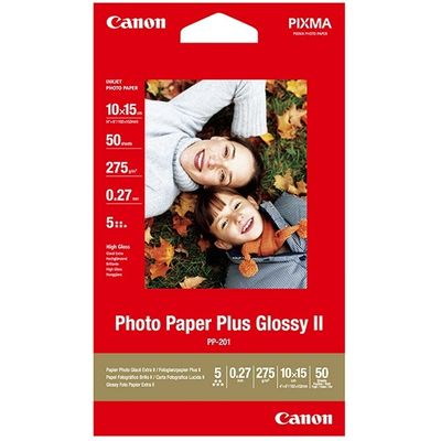 Carta fotografica Canon PP-201 photo paper plus glossy II 10 x 15 cm (50 vel)