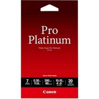 Carta fotografica Canon PT-101 photo paper pro platinum 300 grams 10 x 15 cm (20 vel)
