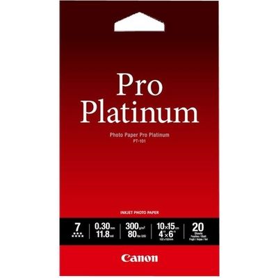 Carta fotografica Canon PT-101 photo paper pro platinum 300 grams 10 x 15 cm (20 vel)