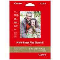 Carta fotografica Canon PP-201 photo paper plus glossy II 265 grams 13 x 18 cm (20 vel)