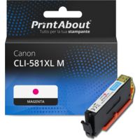 Cartuccia compatibile Canon CLI-581XL M - Magenta Alta capacità