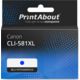 Cartuccia compatibile Canon CLI-581XL - Blu fotografico Alta capacità