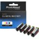 Cartuccia compatibile Canon CLI-581XL BK/C/M/Y - 4 colori Alta capacità Multipack