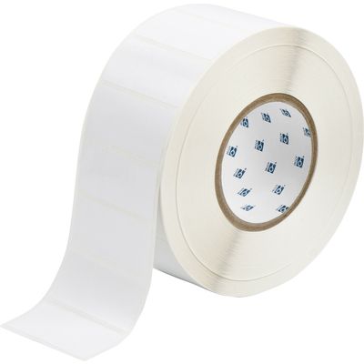 Brady THT-17-423-3 Etichetta Poliestere Lucido Bianco (50,8 x 25,4 mm)