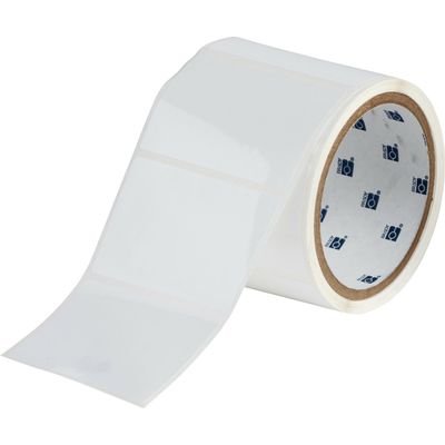 Brady THT-19-423-1 Etichetta poliestere lucido bianco (76,2 x 50,8 mm)