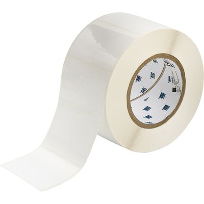 Brady THT-19-483-1 Etichetta poliestere lucido bianco (76,2 x 50,8 mm)