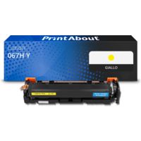 Toner compatibile Canon 067H Y - Giallo Alta capacità