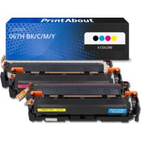 Toner compatibile Canon 067H BK/C/M/Y - 4 colori Alta capacità Multipack