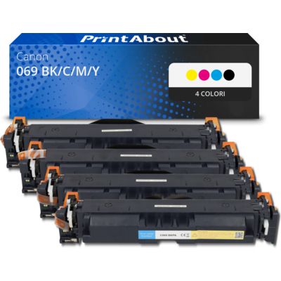 Toner compatibile Canon 069 BK/C/M/Y - 4 colori Multipack