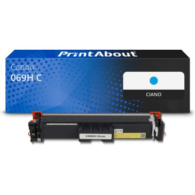 Toner compatibile Canon 069H C - Ciano Alta capacità