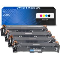 Toner compatibile HP 220A (W2200/01/02/03A) - 4 colori Multipack