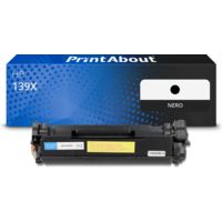 Toner compatibile HP 139X (W1390X) - Nero
