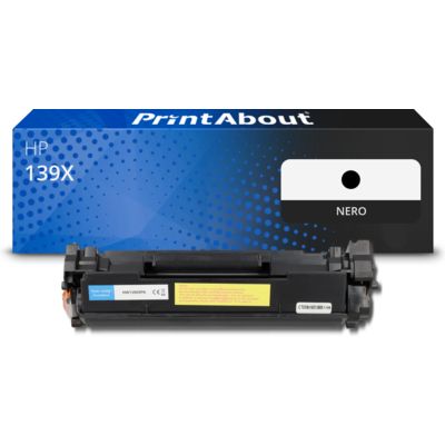 Toner compatibile HP 139X (W1390X) - Nero