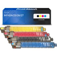 Toner compatibile Ricoh 841424/25/26/27 - 4 colori Multipack