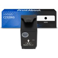 Toner compatibile Lexmark C2320K0 - Nero