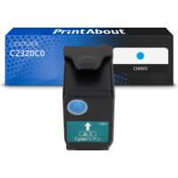 Toner compatibile Lexmark C2320C0 - Ciano