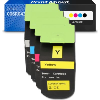 Toner compatibile Xerox 006R04356/57/58/59 - 4 colori Multipack