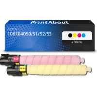 Toner compatibile Xerox 106R04050/51/52/53 - 4 colori Alta capacità Multipack