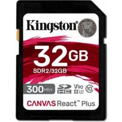 Scheda SD Kingston Canvas React Plus SDHC 32GB
