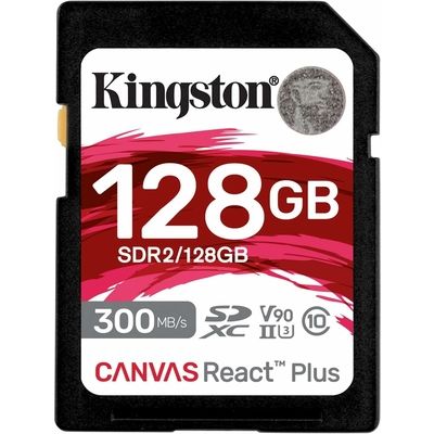 Scheda SD Kingston Canvas React Plus SDXC 128GB